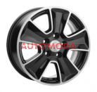 5/114,3/6,5x16 Khomen Wheels 66,1/50 KHW1601 Black