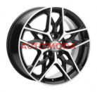 5/114,3/7x17 Khomen Wheels 67,1/50 KHW1709 Black-FP