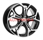 5/114,3/7x17 Khomen Wheels 60,1/39 KHW1702 F-Silver