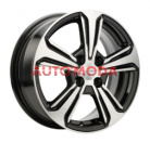 4/100/6x15 Khomen Wheels 60,1/50 KHW1502 G-Silver-FP