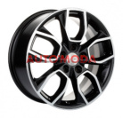 5/114,3/7x17 Khomen Wheels 67,1/48,5 KHW1713 F-Silver-FP