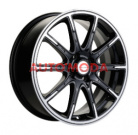 4/100/6,5x17 Khomen Wheels 60,1/50 KHW1707 Black-FP