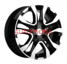 4/100/6x15 Khomen Wheels 60,1/40 KHW1503 Black-FP
