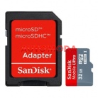 Flash карта SanDisk 8 Gb 10 class microSD + adapter