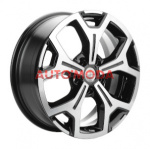 5/114,3/6,5x17 Khomen Wheels 67,1/50 KHW1710 G-Silver