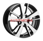 5/114,3/7x17 Khomen Wheels 60,1/39 KHW1704 F-Silver