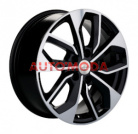 5/114,3/7x17 Khomen Wheels 60,1/45 KHW1703 Black-FP