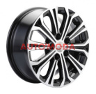 5/108/6,5x16 Khomen Wheels 63,3/50 KHW1610 Black-FP