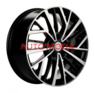 5/114,3/7x17 Khomen Wheels 60,1/39 KHW1717 Black-FP